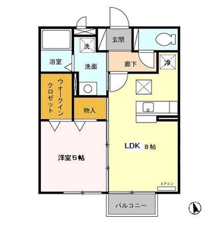 ボナール西多賀の物件間取画像